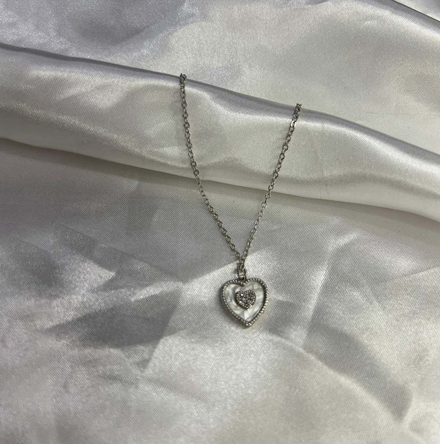 Heart Silver Chain