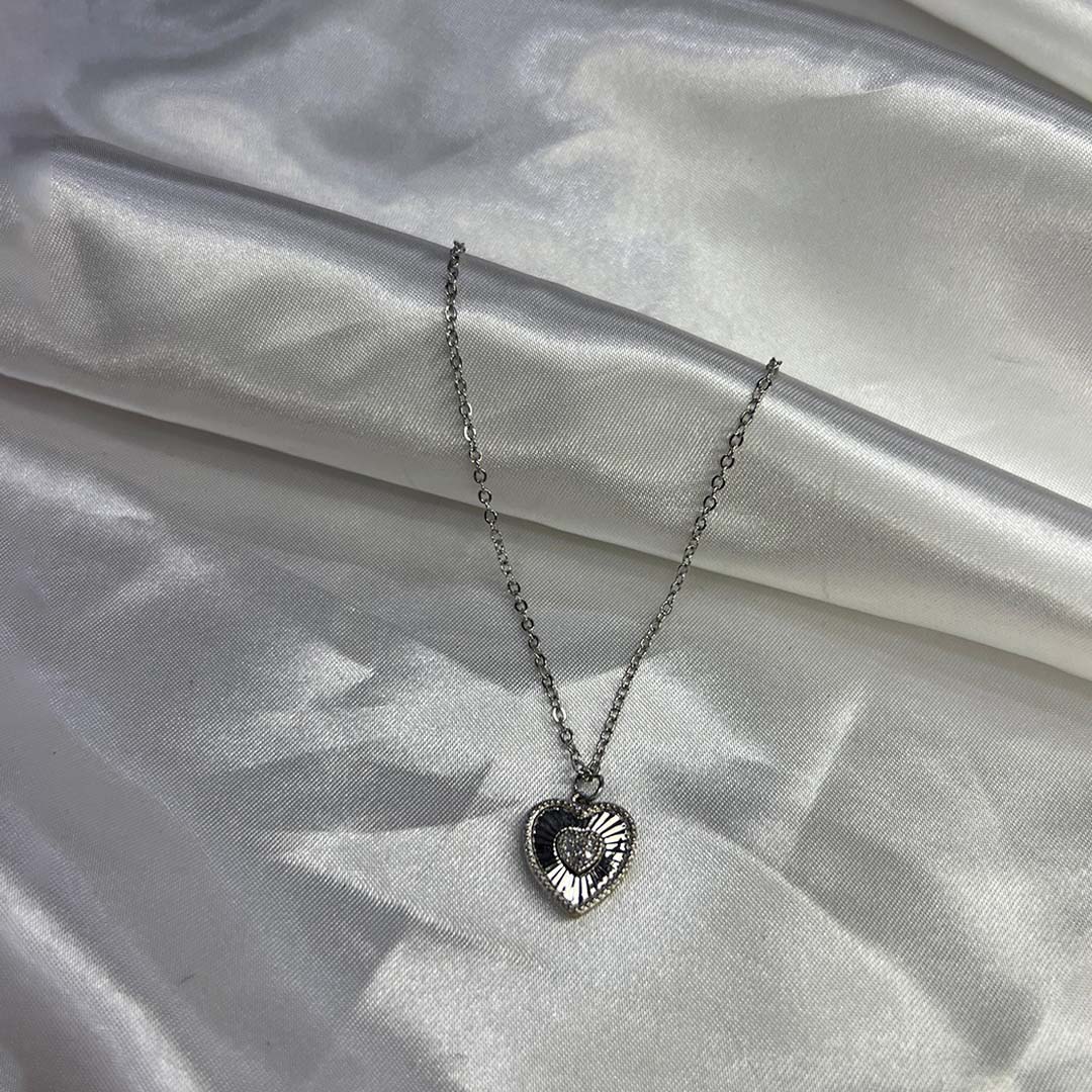 Heart Silver Chain