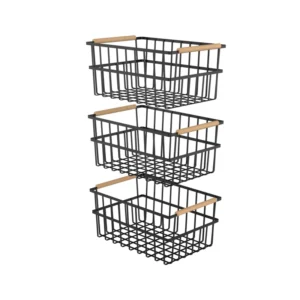 Gracie Oaks Decorative Basket (Set of 3)